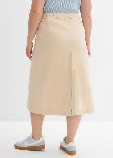 Jupe en twill 100% coton, bonprix