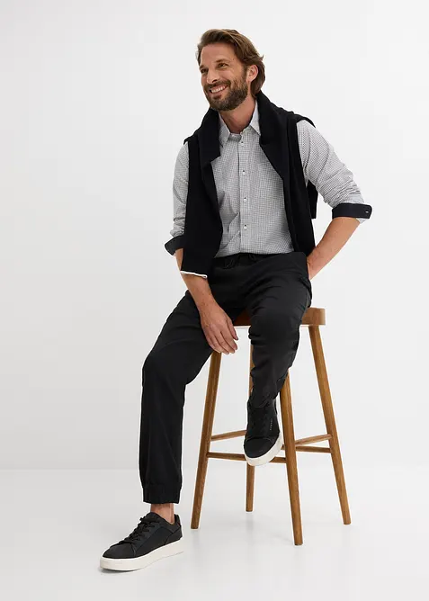 Pantalon jogger d&eacute;contract&eacute;, droit, bonprix