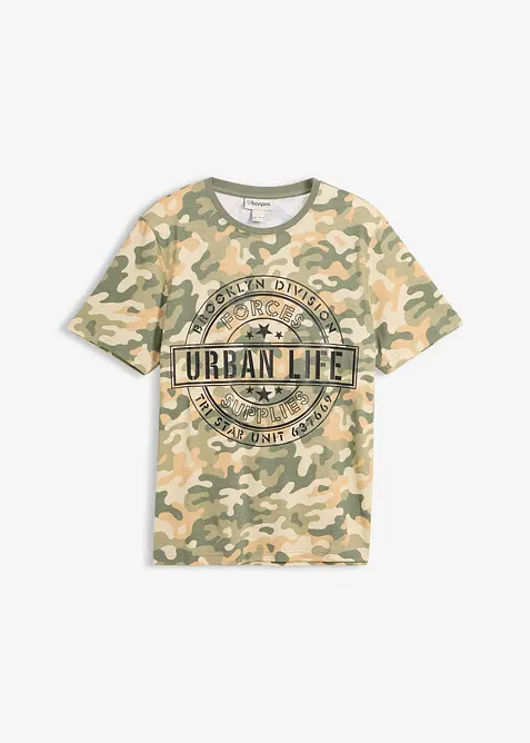 T-shirt 100% coton, slim, bonprix