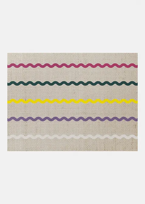 Paillasson lavable au motif graphique, bonprix