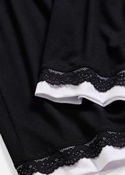 Pantalon de pyjama ample et doux, longueur 3/4, bonprix