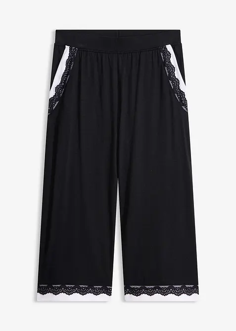 Pantalon de pyjama ample et doux, longueur 3/4, bonprix