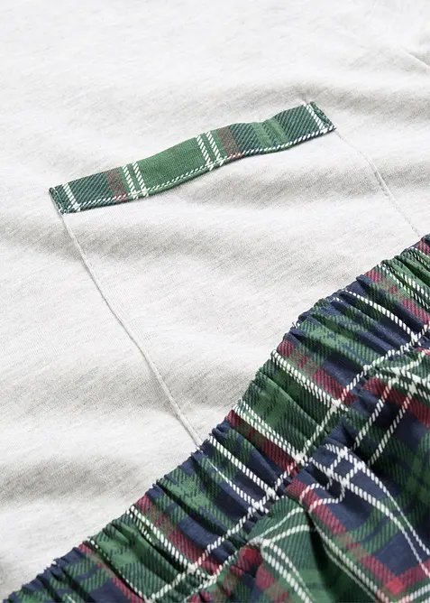 Pyjashort avec T-shirt &agrave; poche poitrine, bonprix