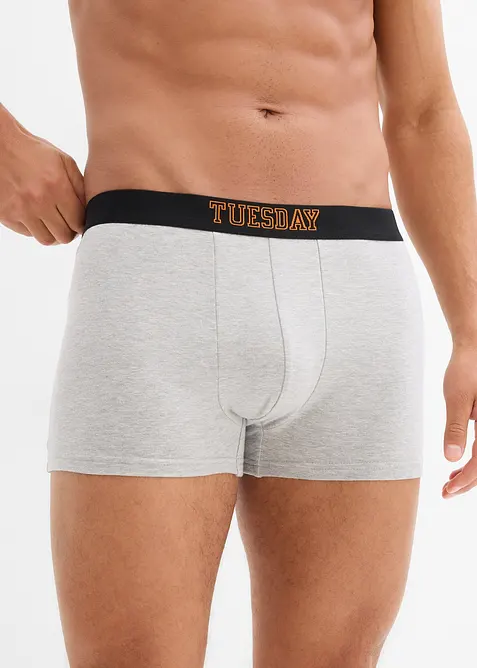 Lot de 7 boxers coton, bonprix