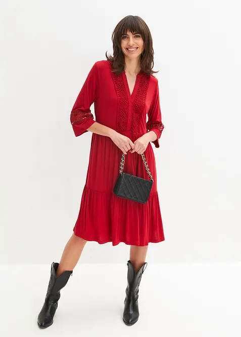 Robe-tunique en viscose douce, bonprix