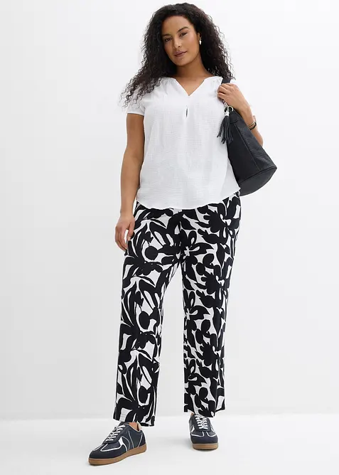 Pantalon en jersey viscose, bonprix