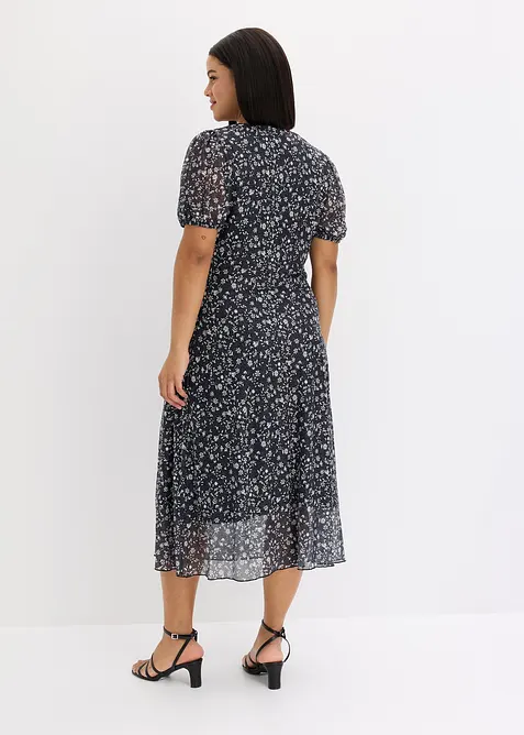 Robe en jersey et mesh fin, bonprix