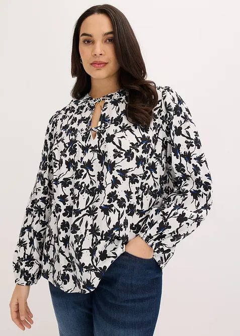 Blouse &agrave; effet froiss&eacute;, bonprix