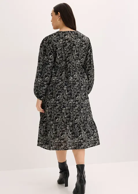 Robe midi en coton, bonprix