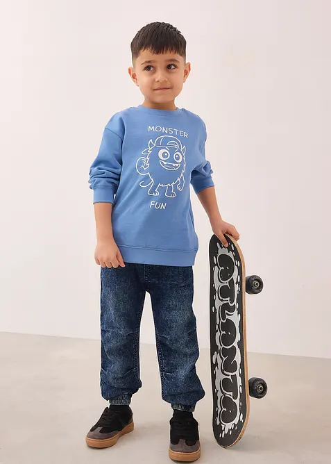 Jean regular &agrave; taille &eacute;lastiqu&eacute;e, bonprix