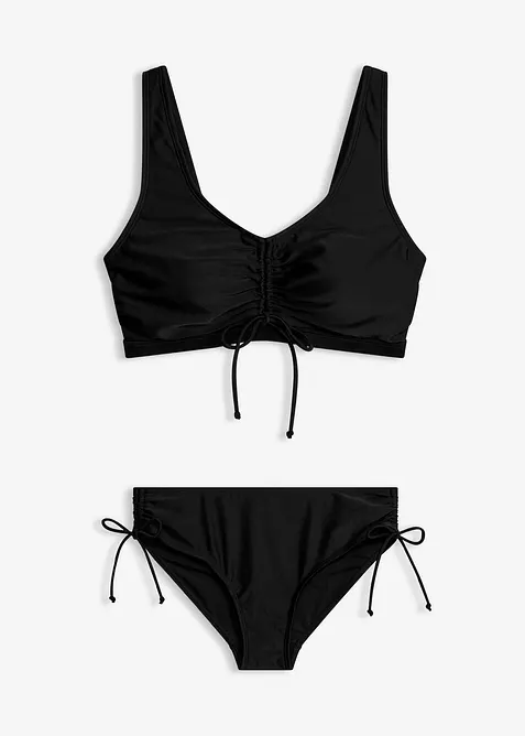 Bikini brassi&egrave;re (ens. 2 pces) avec liens &agrave; nouer, bonprix
