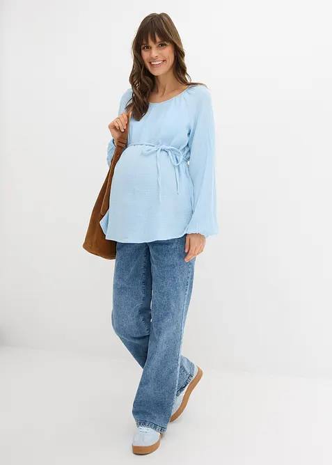 Blouse de grossesse en gaze de coton, bonprix