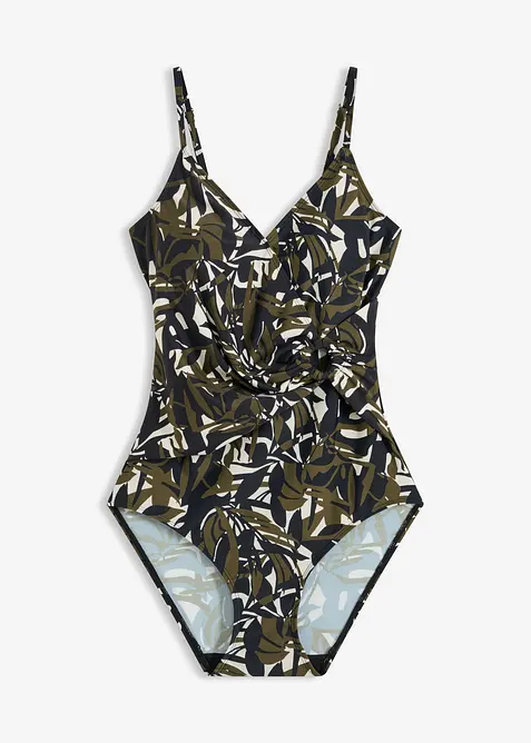 Maillot 1 pi&egrave;ce avec anneau, bonprix