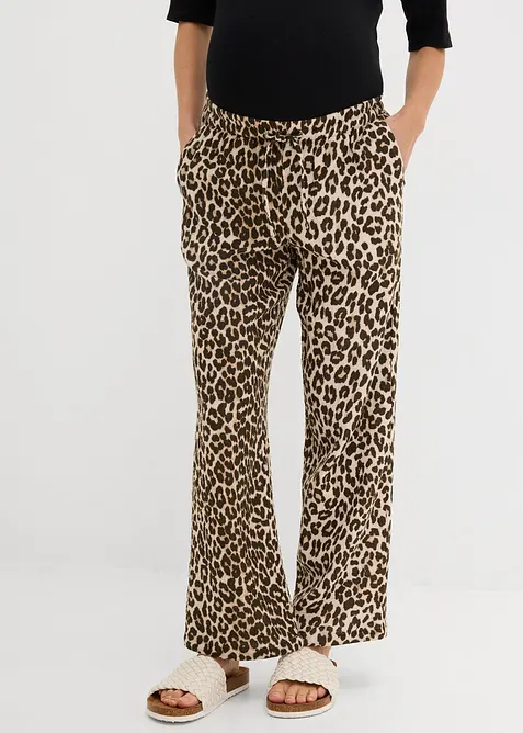 Pantalon de grossesse 2en1 en gaze de coton, bonprix