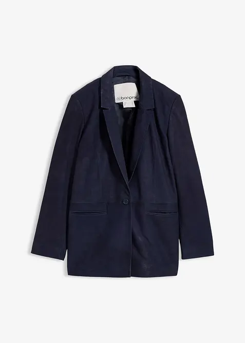 Blazer en cuir velours, bonprix