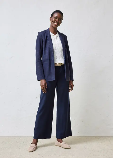 Blazer en cuir velours, bonprix