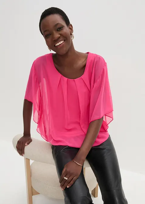 Blouse en mousseline, bonprix