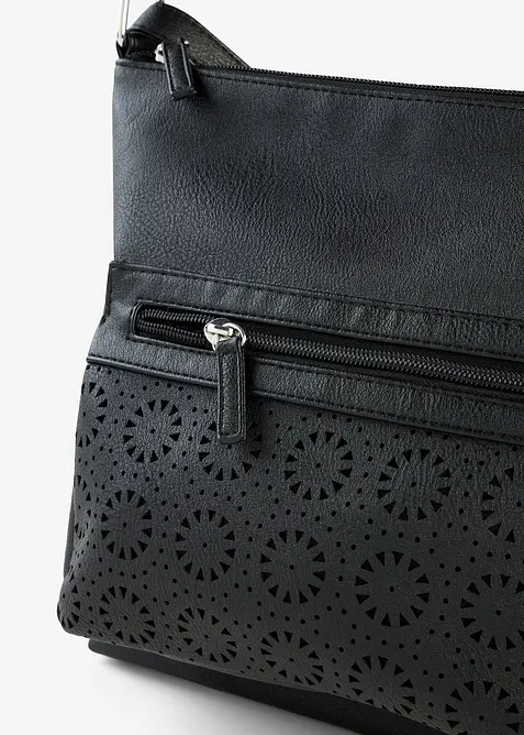 Sac &agrave; bandouli&egrave;re avec poche ext&eacute;rieure d&eacute;corative, bonprix