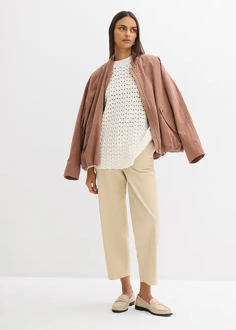 Pull en maille ajour&eacute;e, bonprix