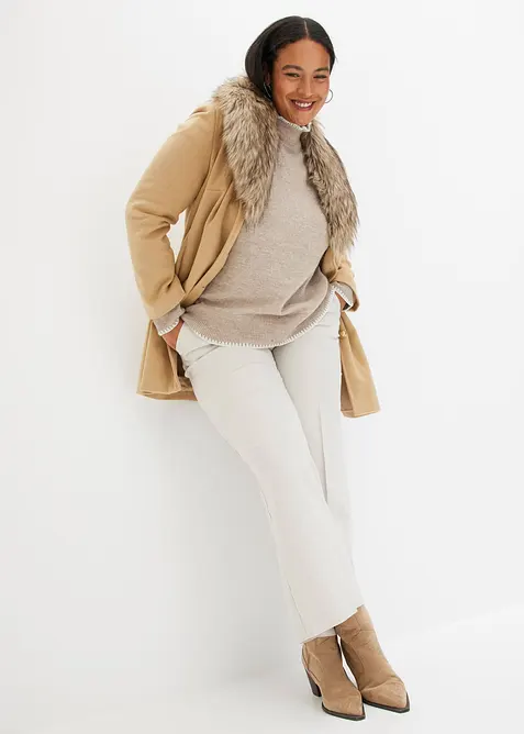 Pull &agrave; col montant, bonprix