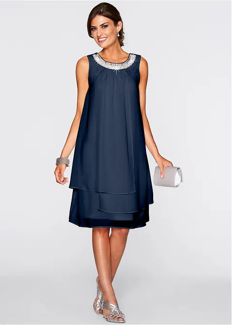 Robe de qualit&eacute; avec application, bonprix