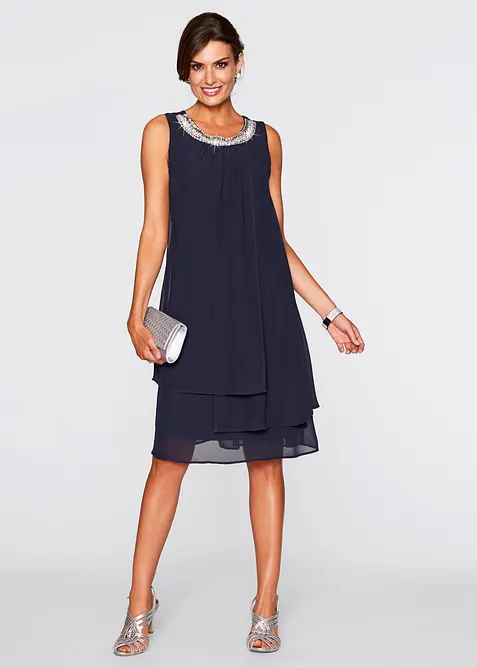 Robe de qualit&eacute; avec application, bonprix