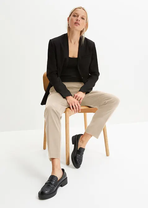 Lot de 3 tops &agrave; bretelles spaghetti 100% coton, bonprix