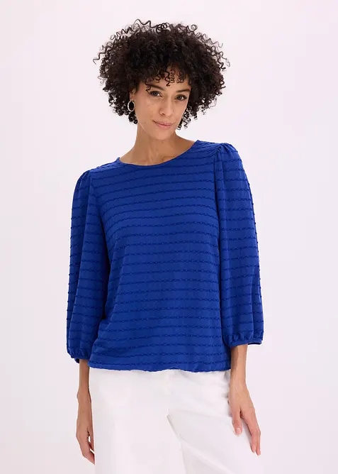 Tunique en jersey textur&eacute;, bonprix