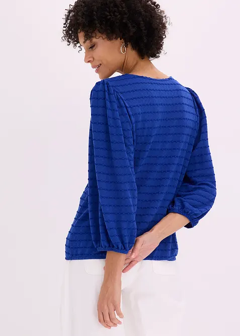 Tunique en jersey textur&eacute;, bonprix