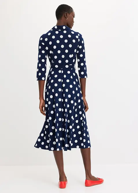 Robe-chemise avec lien &agrave; nouer (ens. 2 pces.), bonprix