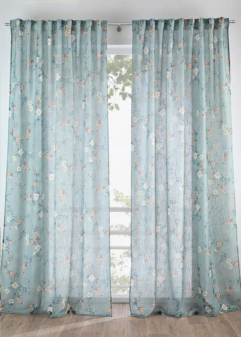 Rideau &agrave; imprim&eacute; floral (1&nbsp;pce), bonprix