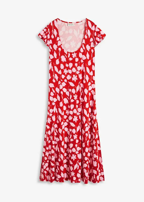 Robe imprim&eacute;e en jersey viscose, bonprix