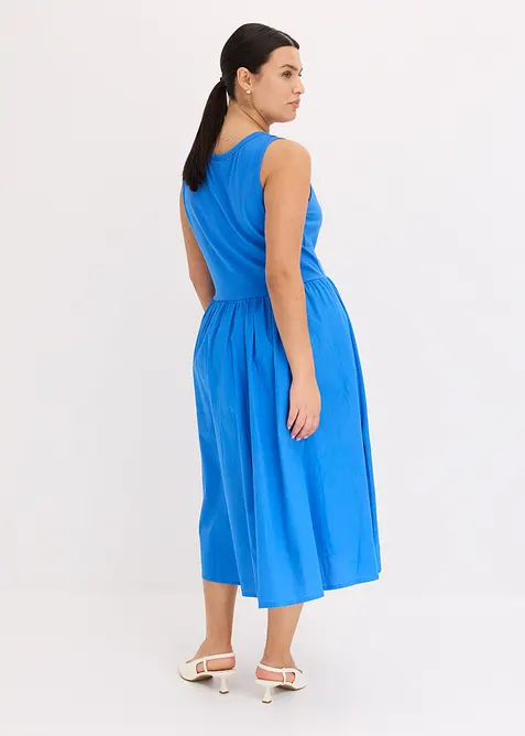 Robe en jersey bi-mati&egrave;re, bonprix