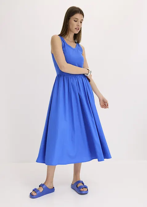 Robe en jersey bi-mati&egrave;re, bonprix