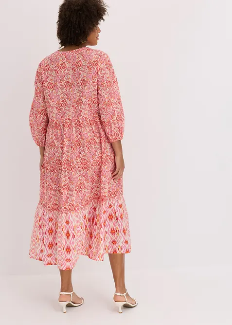 Robe midi en coton l&eacute;ger, bonprix