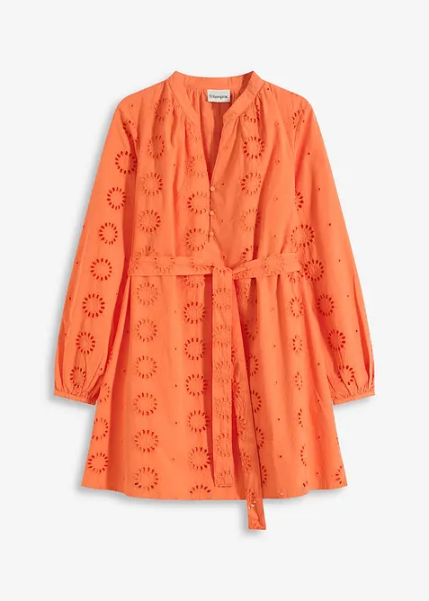 Robe &agrave; col tunisien 100% coton, bonprix