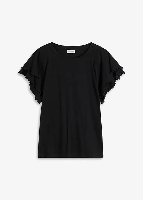 T-shirt &agrave; manches fantaisie, bonprix