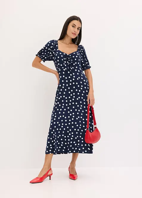 Robe midi en viscose extensible, bonprix