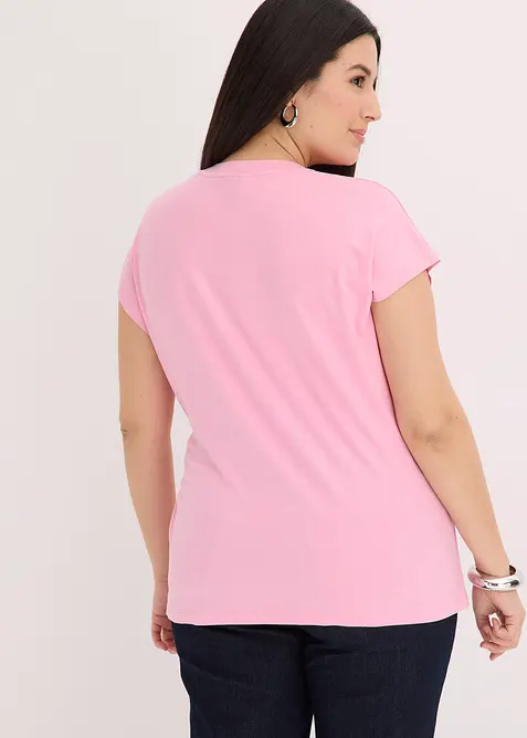T-shirt doux en viscose extensible, bonprix