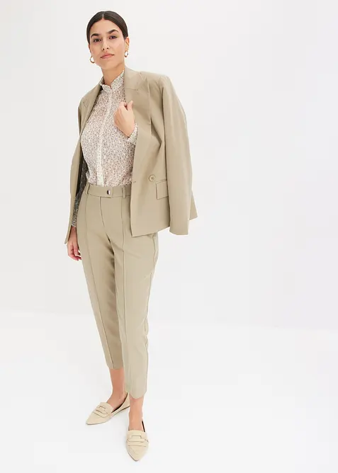 Pantalon &agrave; taille &eacute;lastiqu&eacute;e, bonprix