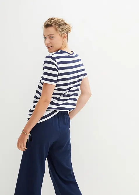 T-shirts col rond en coton, bonprix