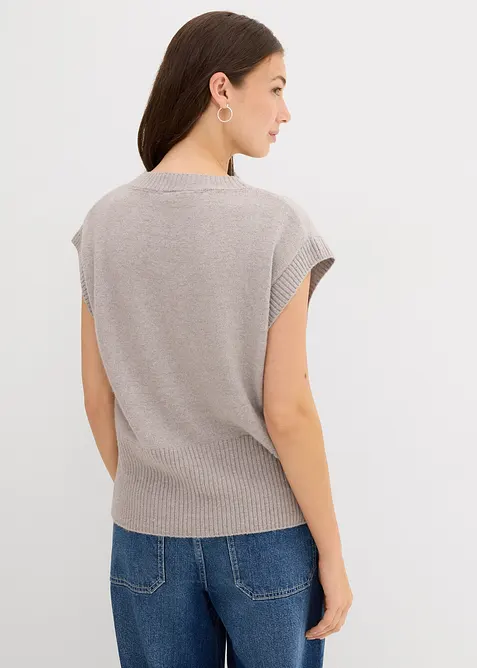 Pull sans manches oversize, bonprix