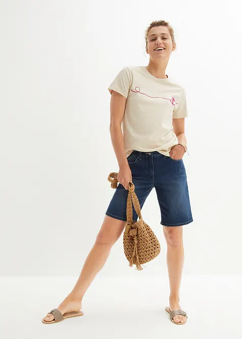 T-shirt brod&eacute;, bonprix