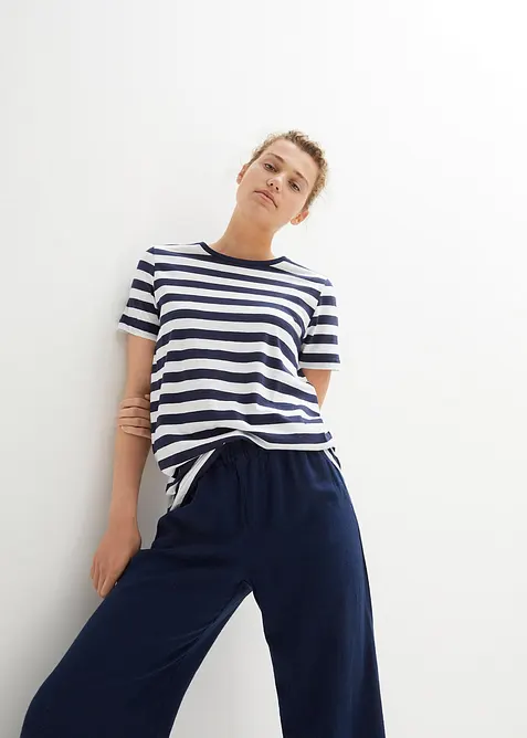 T-shirts col rond en coton, bonprix