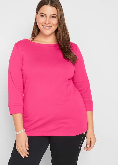 T-shirt manches longues 100% coton, bonprix