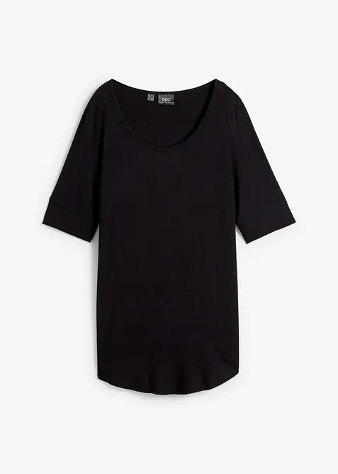 T-shirt long et doux en viscose, bonprix