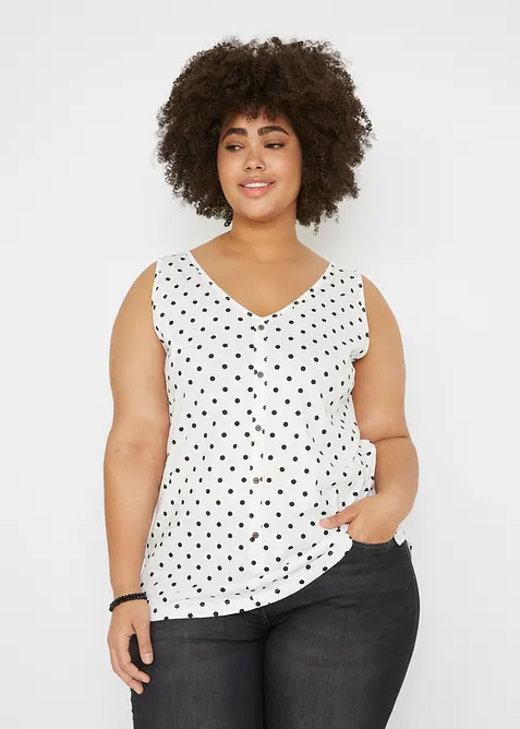 Top boutonn&eacute;, bonprix