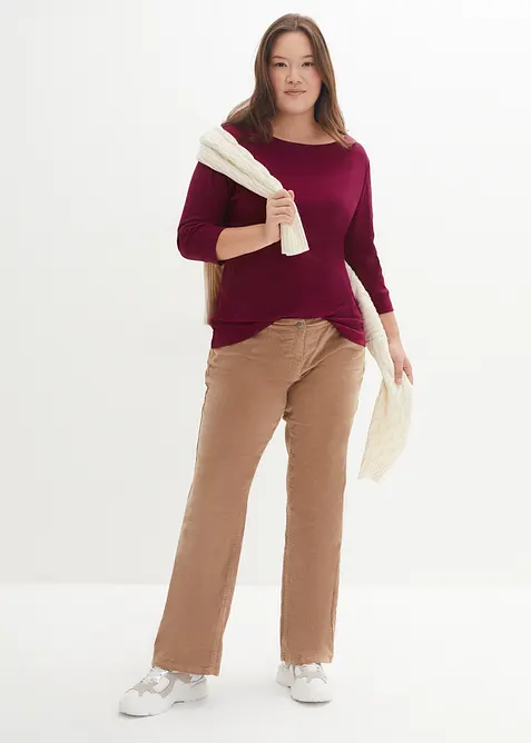 T-shirt manches longues 100% coton, bonprix