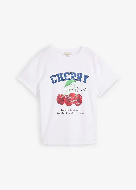 T-shirt 100% coton, imprim&eacute;, bonprix