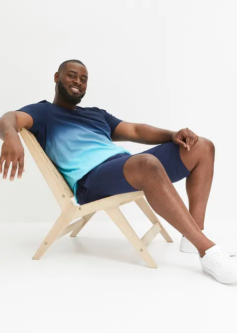 T-shirt et bermuda sweat 100% coton (ens. 2 pces), bonprix